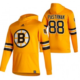 Boston Bruins David Pastrnak 88 2020-21 Reverse Retro Hoodie Sawyer - Mannen